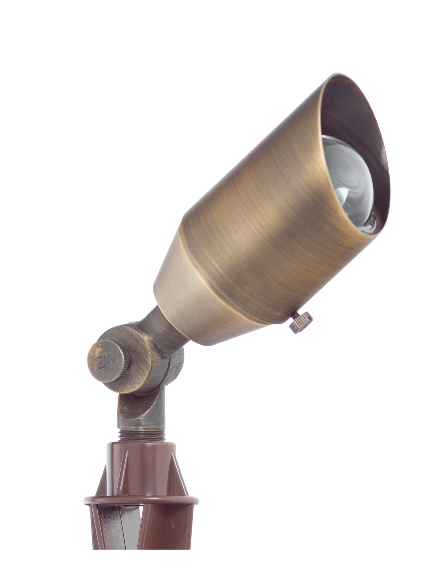 Westgate Lighting  Solid Brass Landscape Uplight 5W, 12V Ac/Dc, Ip65, 300Lm, 3000K, 90°~10°  Adj, Antique Bronze  LFLD-5W-30K-BZ