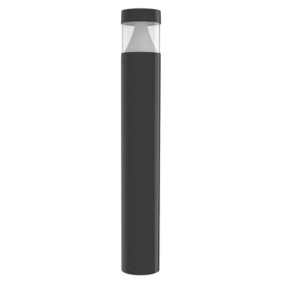 Westgate Mfg Bollard 42 In. Round Louver, 12-22W, CCT Selectable, 0-10V, Black, BOL-42-R-C-C-MCTP-BK