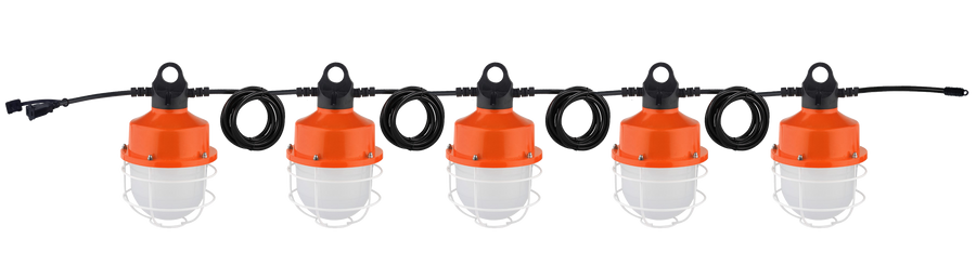 Westgate Mfg Construction/Temporary Light, 75W, 5000K, 120-277V, Linkable Socket, CL-CONST-75W-50K