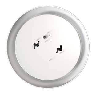 Westgate Mfg Dome Flush Mount Ceiling Light, 20W, CCT Selectable, 120V, TRIAC Dimmer, 11 In., White, FMD-11-MCT5-WH