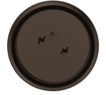 Westgate Mfg FMD 13 In. LED Dome Flush Mount, 24W, CCT Selectable, TRIAC Dimmable, Oil-Rubbed Bronze, FMD-13-MCT5-ORB