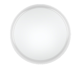 Westgate Mfg Dome Flush Mount Ceiling Light, 20W, CCT Selectable, 120V, TRIAC Dimmer, 11 In., White, FMD-11-MCT5-WH