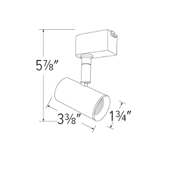 Elco Lighting 10W LED CYLINDER 18DEGREES 3000K  -  ET740W