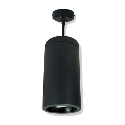 Nora Lighting 6" Cobalt Pendant Mount Cylinder, Black, 1000L, 2700K, Black Reflector, 120V Triac/ELV/0-10V & 277V 0-10V Dimming   NYLD2-6P10127BBB4