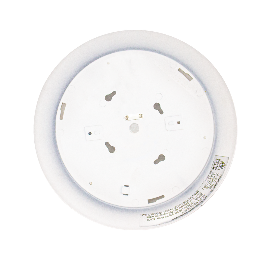 Westgate Mfg DLS8 Disk Light, 20W, CCT Selectable, TRIAC Dimming, Wet Location, White, DLS8-MCT