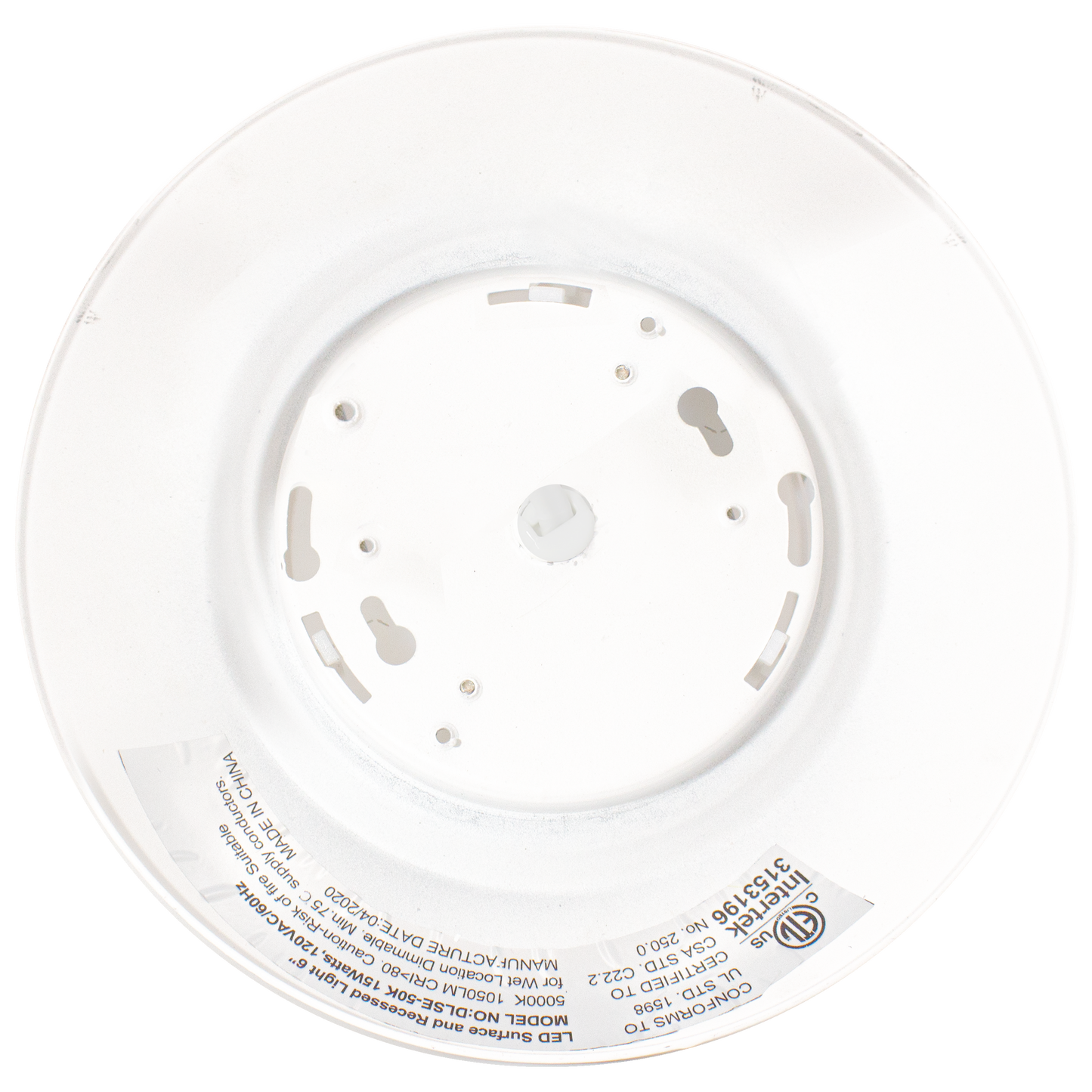 Westgate Lighting  4In Disk 9W 540Lm 120V Cri90 30/40/50K Es Dim, Ja8 T24  DLSE4-MCT