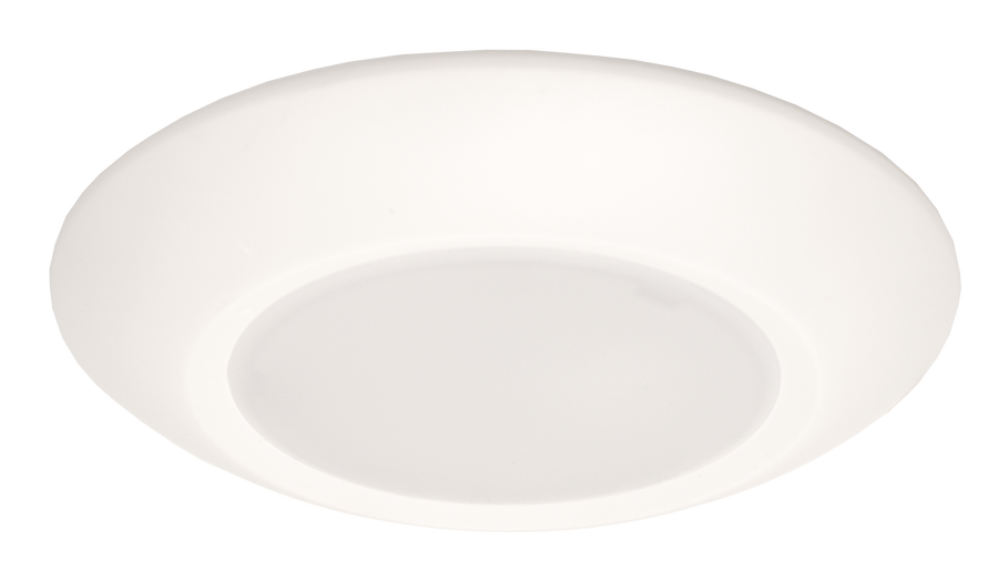 Westgate Mfg 6 In. Disk Light, 15W, 5000K, TRIAC Dimming, Wet Location, White, DLSE6-50K