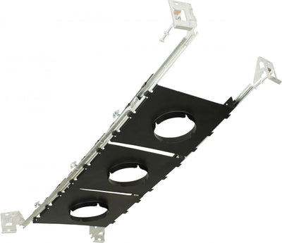 Elco Lighting New Construction Multiple Frame, 1 In., Set of 3, 8 3/4 In. Total Length, E1LF1-M3