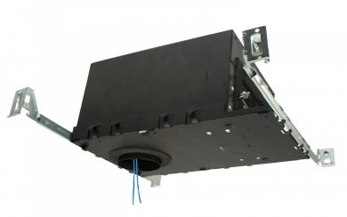 Elco Lighting 1 In. Housing with Transformer, IC Airtight, 120V, ELV Dimming, E1LF1ICAJDX