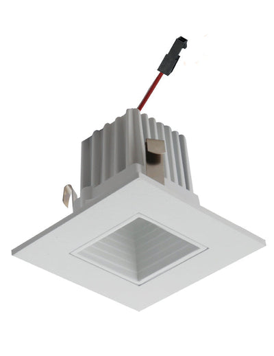 Elco Lighting 2 In. Square LED Baffle Trim, 11W, 2700K, 1000 lm, 36°, White, E215C1840W