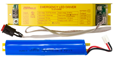 Westgate Mfg LED Emergency 2PC Backup System, 10W, 48VDC, High Heat Protected, ELB-1048-HH