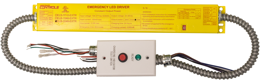 Westgate Mfg Emergency Ballast, Field-Installed, Yellow, ELB-2048-EXTR