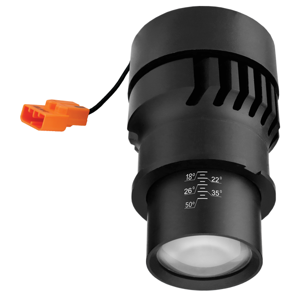 Elco Lighting Koto Focus LED Module, 10.5W, 2700K, CRI95, Triac/ELV, Adjustable 18–50°, ELK0735-FC