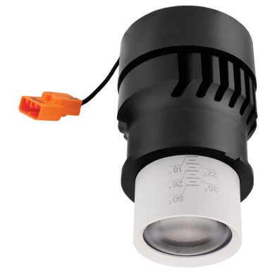 Elco Lighting Koto Focus Sunset LED Module, 10.5W, Dim-to-Warm 2700–1800K, CRI95, Triac/ELV, Adjustable 18–50°, ELK07SD-FC