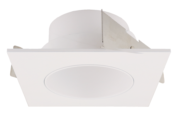 Elco Lighting Pex 2" Square Deep Reflector, Koto System, All Black, ELK2518BB
