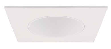 Elco Lighting Pex 2" Square Deep Reflector, Koto System, All White, ELK2518W