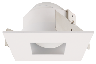 Elco Lighting Pex 2" Square Adjustable Pinhole, Koto System, All White, ELK2527W