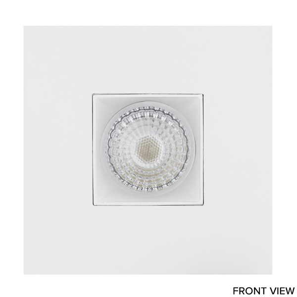 Elco Lighting Koto 2" Square Reflector, 10W, CCT Selectable, 120V, Triac/ELV, CRI 95+, ELK2541W