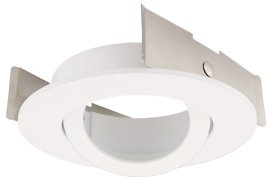 Elco Lighting Pex 2 In. Round Gimbal Spot Trim, White, ELK2888W
