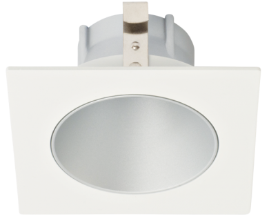 Elco Lighting Pex 3 In. Square Deep Reflector, Haze with White Trim, ELK3318H