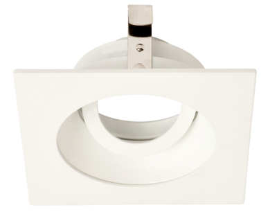 Elco Lighting Pex 3" Square Adjustable Reflector for Koto System, White, ELK3329W
