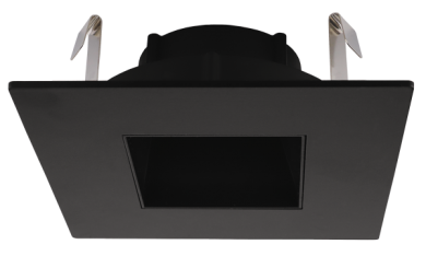 Elco Lighting Pex 3" Square Reflector for Koto System, All Black, ELK3341BB