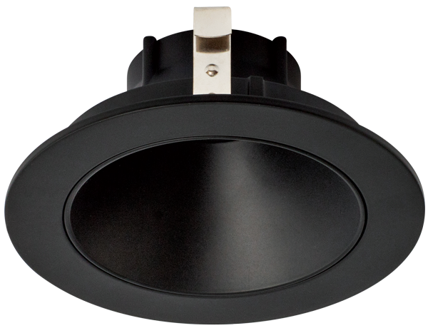 Elco Lighting Pex 4 In. Round Deep Reflector, Koto LED Module Compatible, Wet Rated, All Black, ELK4118BB