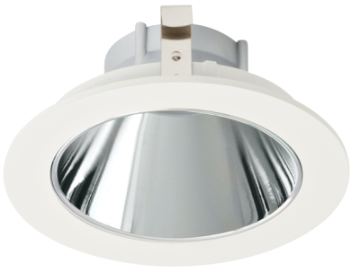 Elco Lighting Pex 4 In. Round Deep Reflector, Koto LED Module Compatible, Wet Rated, All White, ELK4118C