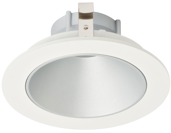 Elco Lighting Pex 4 In. Round Deep Reflector, Koto LED Module Compatible, Wet Rated, Haze with White Trim, ELK4118H