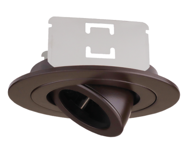 Elco Lighting Pex 4" Round Adjustable Spot Trim, Koto System, All Bronze, ELK4188BZ