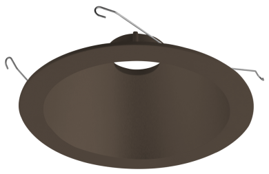 Elco Lighting Pex Round Reflector Trim for Koto Module, 6 In., Bronze, ELK6418BZ