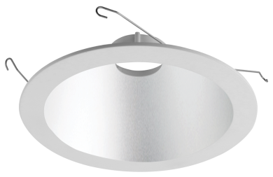 Elco Lighting Pex Round Reflector Trim for Koto Module, 6 In., Haze with White Trim, ELK6418H