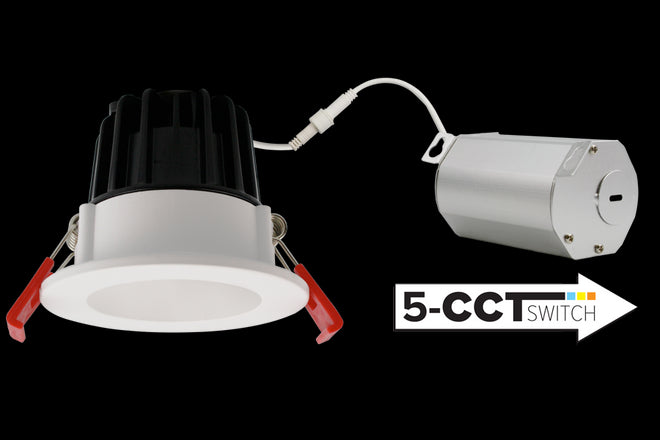 Elco Lighting 2" LED RFLCTR IC AT 8W 550LM 120V 5CCT  -  ERT210CT5W