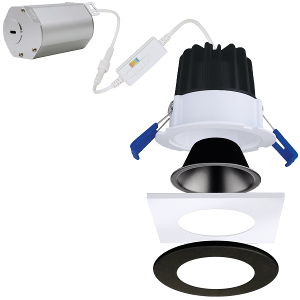 Elco Lighting 2 In. LED Elm Round Reflector, All White, ERT210W