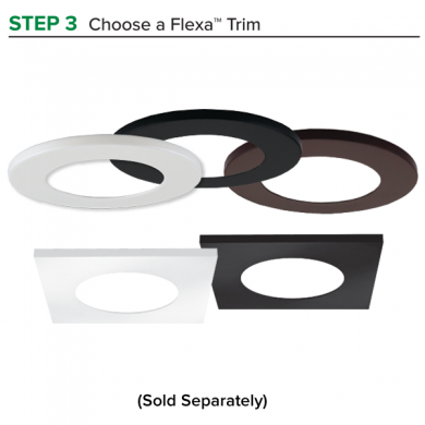 Elco Lighting 2" LED Round Downlight, 8W, CCT Selectable, CRI90, 38°, Triac/ELV, ERT2L06CT5