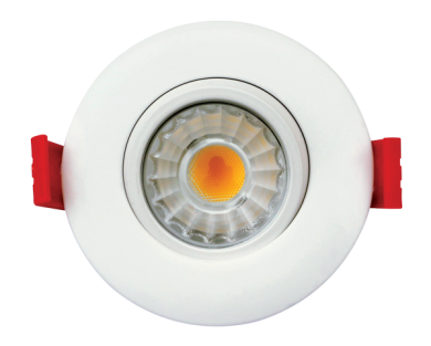 Elco Lighting 3" LED Ultra Slim Gimbal, 8W, CCT Selectable, CRI90, Triac/ELV, White, ERT318CT5W