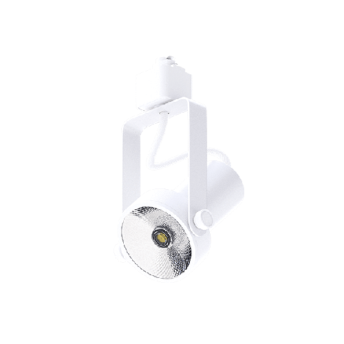 Elite Lighting ET-LED-212 Gimbal LED Track Head, 9.5W, CRI90, TRIAC, 120V, Architectural White, ET-LED-212-800L-DIMTR-120