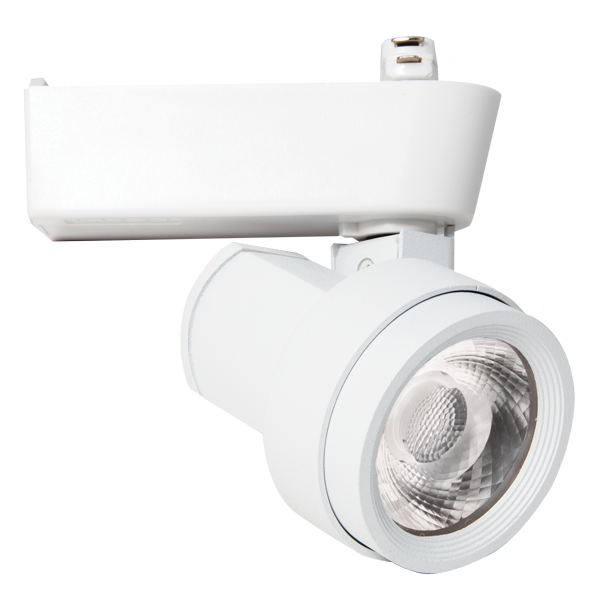 Elco Lighting Albright Track Fixture, 10W, 3000K, 120V, Triac, 38° Beam, White, ET580DW