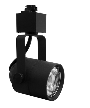 Elco Lighting Cleat LED Round Back Track Head, 10W, 3000K, 38° Beam, Black/White Trim, ET62530DB