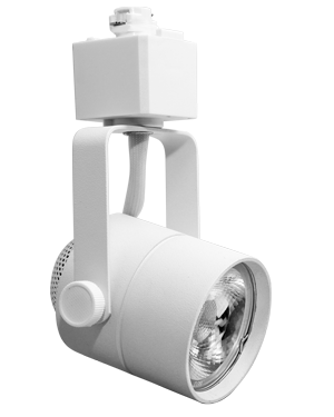 Elco Lighting Cleat LED Round Back Track Head, 10W, 3000K, 38° Beam, White, ET62530DW
