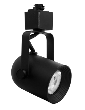 Elco Lighting Uni LED Round Back Cylinder, 8W, 3000K, 38° Beam, Black/White Trim, ET62730DB