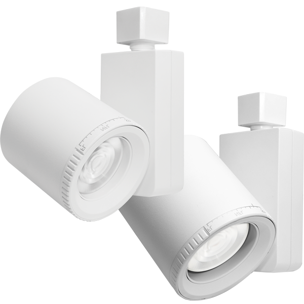 Elco Lighting Bachman Track Head, 20W, 3000K, Adjustable Beam, Triac/ELV, White, ET75830DW