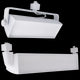 Elco Lighting LED Distell Wall Wash Track Fixture, 2400 Lumens, Black, 3000K  -  ETW4030B