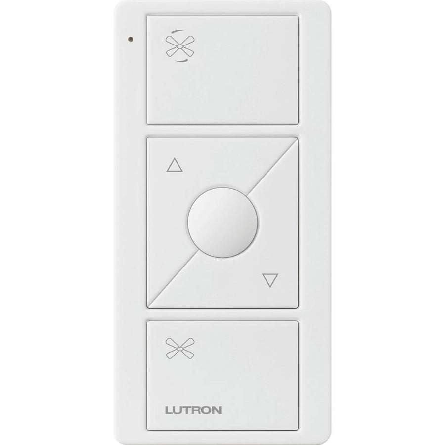 Lutron Pico 3-Button Wireless Fan Speed Remote, White, PJ2-3BRL-GWH-F01