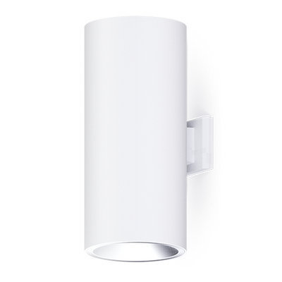 Elite Lighting SCH8 8 In. Architectural LED Cylinder, CRI90, 0-10V Dimming, Up & Down Wall Mount, SCH8-LED-UWM-900L