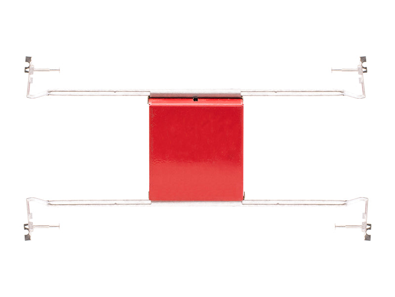 Westgate Mfg IC Airtight Fire-Rated Junction Box, 4 In., 2-3/8 In. Deep, Red, ICF4SJBB