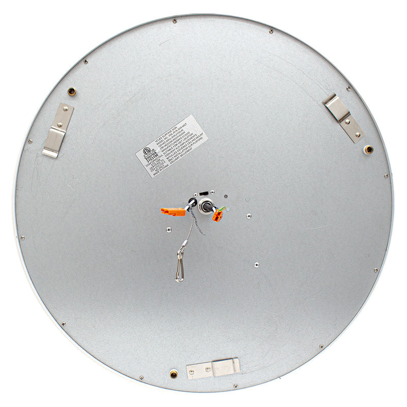 Westgate Mfg FML-R10 Round Flush Mount Light, 17W, CCT Selectable, CRI90, TRIAC Dimming, 10 In., White, FML-R10-MCT