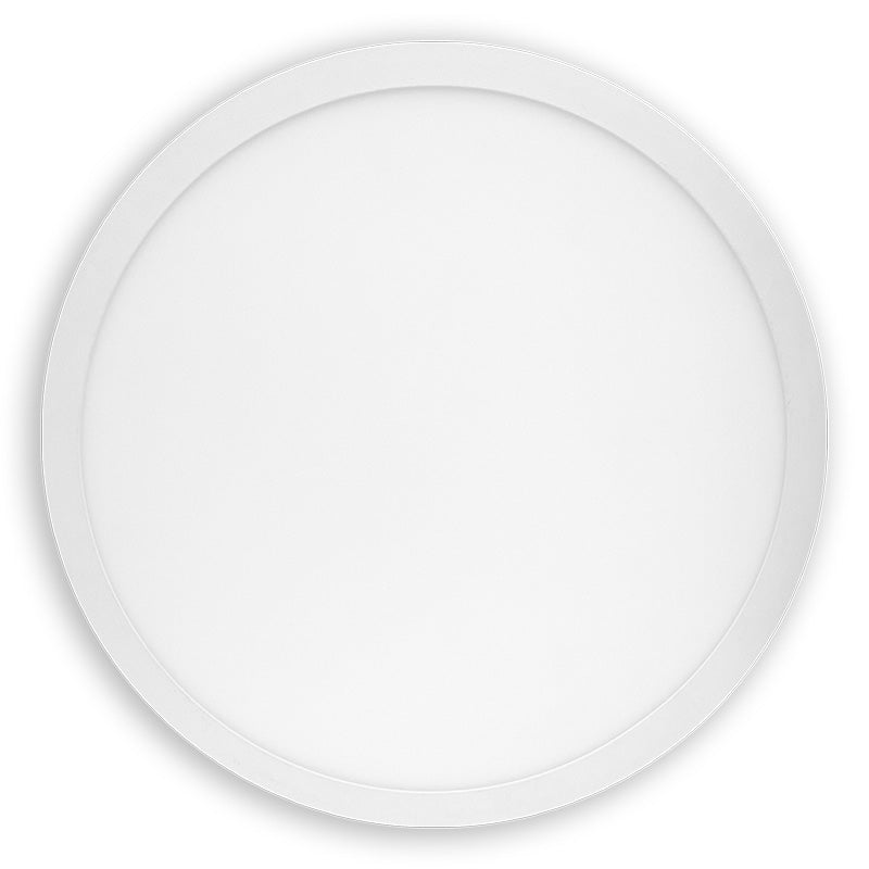 Westgate Mfg FML-R10 Round Flush Mount Light, 17W, CCT Selectable, CRI90, TRIAC Dimming, 10 In., White, FML-R10-MCT