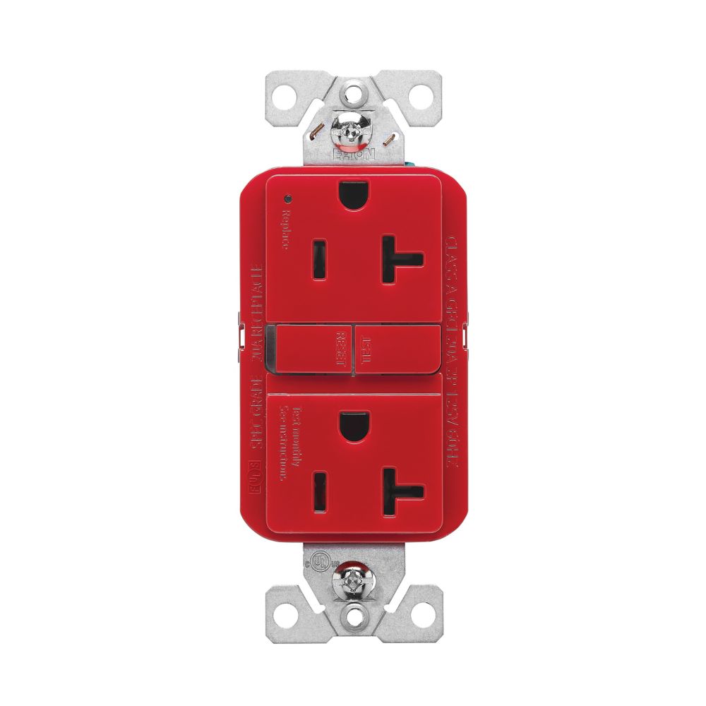 Eaton Rd EATON GF20RD ETN ST GFCI 20A 125V RD – Rock Lighting & Electric
