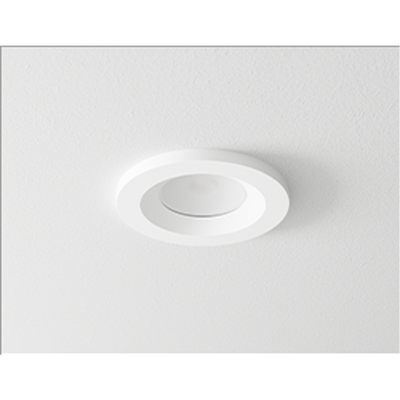 DMF Lighting 3" Flush Trim for Surface Mount/J Box Install White, H3TRFWH